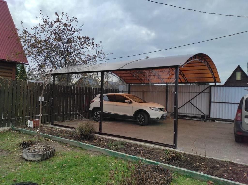 Прозрачные шторы ПВХ для навеса под автомобиль в Сураже
